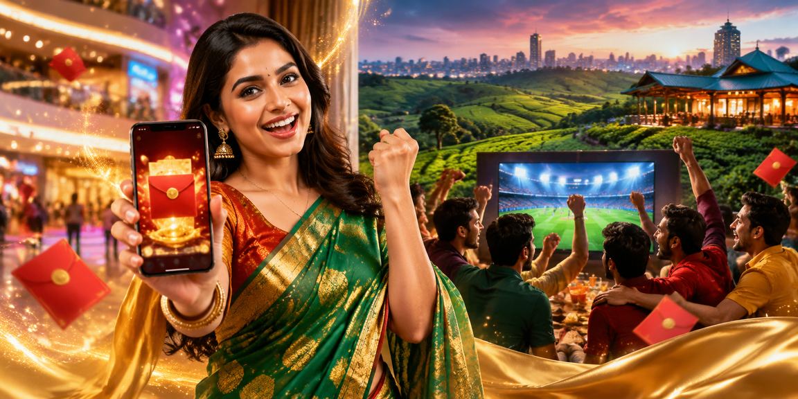 সিলেট রেড এনভেলপ বোনাস কার্ড গেম দৃশ্য
